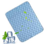 Générique Cooling Dog Mats, Sweat Absorbent Sleeping Rugs | 17.72x13.78in Soft Cat Cooling Pad for Puppy Kitten Crate Kennel Floor Sofa Home Travel Bedding