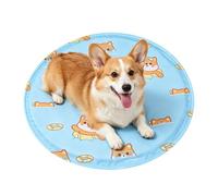 Générique Cooling Gel Mat, Dog Sleeping Pad Set, Comfortable Soft Gel Bed with Heat Relief Design, Pet Cooling Cushion, Pet Comfort Mat for Summer Rest, Dog Bed for Outdoor Use