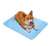 Générique Cooling Mat Dogs, Washable Outdoor Cool Pet Pad, Breathable Bed Cat Blanket, 19.69x15.75 inches Portable Pet Accessories for Summer, House, Beach, Travel, Outside Adventures