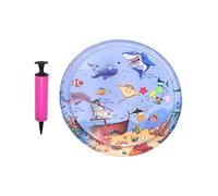 Générique Cooling Mat for Cats, Round Interactive Pad, Soft Summer Play Bed, Waterproof Chill, for Sleeping, Bath, Animal Travel, Pool, Beach, Outdoor, Nursery Use and More
