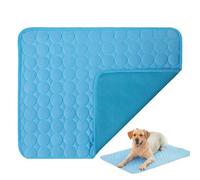 Générique Cooling Mat for Dogs and Cats, Washable Waterproof Ice Silk Pet Cooling Blanket, Portable Dog Bed Mat Cat Cushion for Camping Patio Living Room, Perfect Summer Travel Home