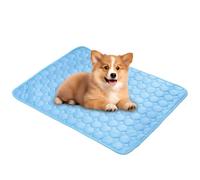 Générique Cooling Mat for Dogs - Washable Outdoor Pet Pad for Comfortable Cooling, Breathable Design with Non-Slip Backing, Portable Cool Bed and Blanket for Dogs, Cats, Summer Use at Home