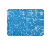 Générique Cooling Mat on Dogs Portable Pad, Lightweight Pet Cool for Summer Heat Relief, Indoor Outdoor Cat Bed Accessory, Ideal for Small Pets, Bedroom, House, Patio, Blue Color