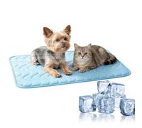 Générique Cooling Pad Dog, Non Slip Mat, Breathable Washable Utility, Comfortable Summer Accessory, 60 x 45 cm, for Small Medium Puppy Kitten Crate Kennel Floor Couch Car Home Camping Outdoor Setup
