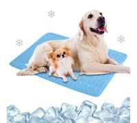 Générique Cooling Pad for Dog - Foldable Washable Pet Cooling Mat | Cooling Dog Bed Mat polyester, nylon 50x40cm | for Puppy Kitten Outdoor Indoor Floor Crate Kennel Sofa Bed Car Seat