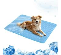 Générique Cooling Pad for Dog - Lightweight Washable | Summer Dog Cooling Mat | Anti-Slip Pet Sleeping Cushion for Puppy Kitten, Sofa Bed Car Seat Indoor Outdoor Floor Crate Kennel, S/M/L/XL Sizes