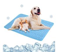 Générique Cooling Pad for Dog - Lightweight Washable | Summer Dog Cooling Mat | Anti-Slip Pet Sleeping Cushion for Puppy Kitten, Sofa Bed Car Seat Indoor Outdoor Floor Crate Kennel, S/M/L/XL Sizes