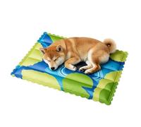 Générique Cooling Pet Mat, Calming Gel Bed System, 36.61x24.8 inches Mat with Cooling Effect, PVC Gel Comfort Layer, Soft Portable Design, Indoor Outdoor Pet Use Summer Crate Kennel Use