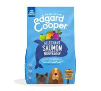 Générique Cooper - Croquettes pour Chien Adulte sans Céréales Saumon Edgar | Savoureux et Onctueux | pour Une Alimentation Saine | Le Sac de 1kg | Lot DE 2