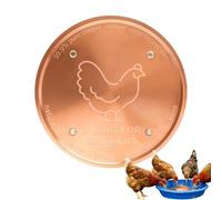 Générique Copper Bird Bath - 3.94x3.94x0.02 inches | Coppers Cleaning, Cleaner Set for Drill | for Outdoor Garden Patio Lawn Fountain Bowl Livestock Chicken Coop Poultry Farm