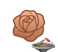 Générique Copper Disc for Bird Bath - Bird Bath Copper Disk | 3-Point Support Côpper Outdoor Birdbaths Clean Water Disk | for Garden Patio Balcony Lawn