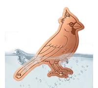 Générique Copper Disk Bird Bath Plate - Triple Point Support Reinforced Base for Water Dish Stability | Universal Fit Copper Tray Insert, Garden Patio Courtyard Lawn Fountain Bird Bath Accessory