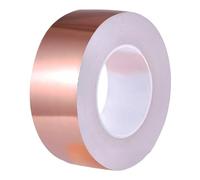 Générique Copper Shielding Tape - Guitars Copper, Foil Tape Grounding, Conductive Adhesive, Guitar Crafts Electrical Soldering Grounding Home, Studio Stage Performance, Multi Color