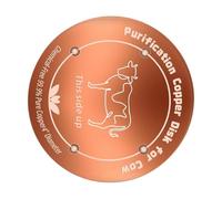 Générique Copper Water Cleaning Disk - Weather Resistant Physical Purification Solution, Safe Accessory | for Horse Bird Bath Pool Troughs Ranch Farm Drinking Bowls All Season Use, Water Purification
