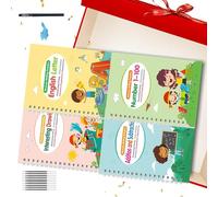 Générique Copybooks Magic pour, livre de copie de pratique Grooved, 1 Set Calligraphie Clavier pour le traçage des lettres, Apprenez à écrire, pour le préscol