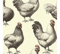 Générique Coq Animal Papier Peint Épaissir Mat Auto Adhésif 44x600 cm Peint Vintage Meubles Autocollants Amovible Comptoir Contact Papier Stickers Muraux pour Bains Salon Chambre
