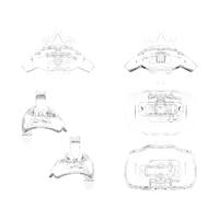 Générique Coque de Protection pour écran pour Tamagotchi Paradise,Coque Supérieure Transparente avec Prise Antidérapante, Housse Résistante Aux Rayures pour Console de Jeu (Transparent)