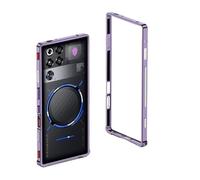 Générique Coque de Protection Rigide en Alliage d'aluminium for Redmagic 11 Pro, Cadre métallique, Dissipation Thermique, Protection arrière Rigide(Violet,RedMagic 11 Pro)