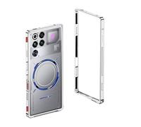 Générique Coque de Protection Rigide en Alliage d'aluminium for Redmagic 11 Pro, Cadre métallique, Dissipation Thermique, Protection arrière Rigide(Argent,RedMagic 11 Pro+)