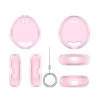 Générique Coque de Protection Transparente pour Tamagotchi Uni Console de Jeux et PC, avec Cordon. (Transparent Pink)