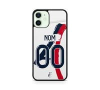 Générique Coque de téléphone Compatible avec Iphone 12 Mini Maillot de Football de Paris PSG Extérieur Personnalisable Ronaldo Messi Neymar mbappe Ref 18
