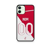Générique Coque de téléphone Compatible avec Iphone 13 Maillot de Football de Monaco Domicile Personnalisable Ronaldo Messi Neymar mbappe Ref 21