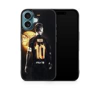Générique Coque de téléphone Compatible avec Iphone 16 Lionel Messi Legende Football Ballon d Or Ronaldo Kylian mbappé Ref 3266
