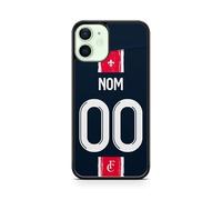 Générique Coque de téléphone Compatible avec Iphone 16 Pro Maillot de Football de Paris PSG Domicile Personnalisable Ronaldo Messi Neymar mbappe Ref 29