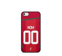 Générique Coque de téléphone Compatible avec Ipod 5 6 7 - Coque Football Personnalisable nom numéro Maillot Domicile équipe du Maroc