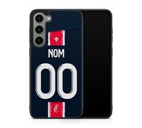 Générique Coque de téléphone Compatible avec Samsung Galaxy A14 Maillot de Football de Paris PSG Domicile Personnalisable Ronaldo Messi Neymar mbappe Ref 97