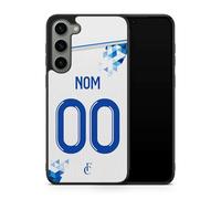 Générique Coque de téléphone Compatible avec Samsung Galaxy A33 Maillot de l'equipe de Auxerre Domicile Personnalisable Saison 2024/2025 Ref 101