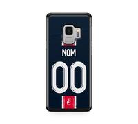 Générique Coque de téléphone Compatible avec Samsung Galaxy S9 Plus Maillot de Football de Paris PSG Domicile Personnalisable Ronaldo Messi Neymar mbappe Ref 68