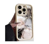 Générique Coque en marbre for iPhone, Compatible modèles 16 Pro, 15, 13, 11, 14, 12, 17 Pro Max, Funda, iPhone 17 Air, XR, 7, 8 Plus, SE, Souple, Antichoc, en Silicone(White DH23,IPhone 16 Pro Max)