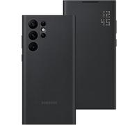 Générique Coque LED View, Étui de Protection avec Affichage LED, Noir pour Samsung S22 Ultra