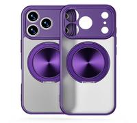 Générique Coque pour IPhone 17 Pro Max/17 Pro/17 Air/17, Magnétique Coque avec Stand Charge sans Fil Anti-dérapage Etui(Purple,17 Pro Max)