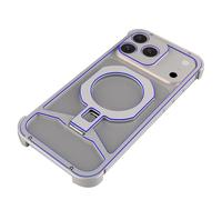 Générique Coque pour IPhone 17 Pro Max/17 Pro, Slim Housse avec Charge sans Fil Anti-Chute Dissipation Thermique Stand Coque(Bleu,17 Pro Max)