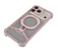 Générique Coque pour IPhone 17 Pro Max/17 Pro, Slim Housse avec Charge sans Fil Anti-Chute Dissipation Thermique Stand Coque(Rouge,17 Pro)