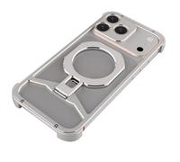 Générique Coque pour IPhone 17 Pro Max/17 Pro, Slim Housse avec Charge sans Fil Anti-Chute Dissipation Thermique Stand Coque(Silver,17 Pro Max)