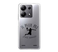 Générique Coque pour Redmi Note 13 5G Antichoc | Doux TPU Silicone Protection Housse, Étui de Téléphone Je Peux Pas J'Ai Handball Compatible avec Redmi Note 13 5G
