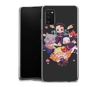 Générique Coque pour Samsung A41 Antichoc | 6.1" Antichoc Doux TPU Silicone Protection Housse, Étui de Téléphone Manga Personnage Demon Slayer Chibi Compatible avec Samsung Galaxy a41