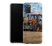 Générique Coque pour Samsung Galaxy A03S Farm Tractor Kubota | Housse Silicone, Etui Antichoc, Nature, Tracteur, Agriculture
