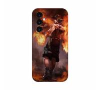 Générique Coque pour Samsung Galaxy A05S Antichoc | Doux TPU Silicone Protection Housse, Étui de Téléphone Manga One Piece Ace Fire Compatible avec Samsung Galaxy A05S