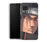 Générique Coque pour Samsung Galaxy A12 Manga Personnage Naruto Itachi Visage | Housse Smartphone Antichoc, Etui Telephone Souple, Bumper Ultra Mince Collection Edition Fan Anime
