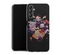 Générique Coque pour Samsung Galaxy A14 5G Antichoc | Doux TPU Silicone Protection Housse, Étui de Téléphone Manga Personnage Demon Slayer Chibi Compatible avec Samsung Galaxy A14 5G