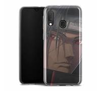 Générique Coque pour Samsung Galaxy A20E Manga Personnage Naruto Itachi Visage | Housse Smartphone Antichoc, Etui Telephone Souple, Bumper Ultra Mince Collection Edition Fan Anime