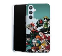 Générique Coque pour Samsung Galaxy A54 5G Antichoc | Doux TPU Silicone Protection Housse, Étui de Téléphone Manga My Hero Academia Fight Adn Compatible avec Samsung Galaxy A54 5G