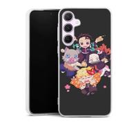 Générique Coque pour Samsung Galaxy A55 5G Antichoc | Doux TPU Silicone Protection Housse, Étui de Téléphone Manga Personnage Demon Slayer Chibi Compatible avec Samsung Galaxy A55 5G