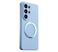 Générique Coque pour Samsung Galaxy S26 Ultra/S26 Plus/S26, Magnétique Etui avec Anti-Empreintes Charge sans Fil Stand Coque(Chrome,S26 Plus)