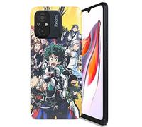 Générique Coque pour Xiaomi Redmi 12C Antichoc | Doux TPU Silicone Protection Housse, Étui de Téléphone Manga My Hero Academia Izuku Midoriya Compatible avec Xiaomi Redmi 12C