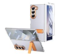 Générique Coque Transparente de Protection d'écran complète, Armure Antichoc, for Galaxy Z Fold 5(Orange)